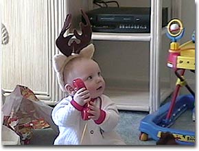 Cole Newman Christmas 2000 with my Reindeer Suit