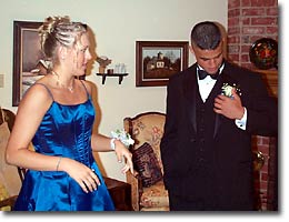 Amanda before Senior Prom